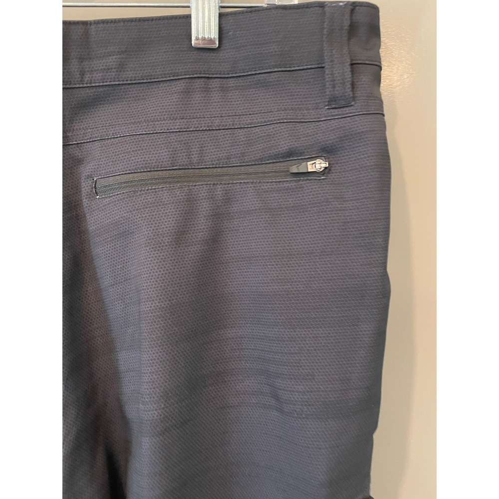 Hawke & Co Mens Hybrid Shorts Gray Textured Stretch Flat Front Size 34 - Picture 7 of 10